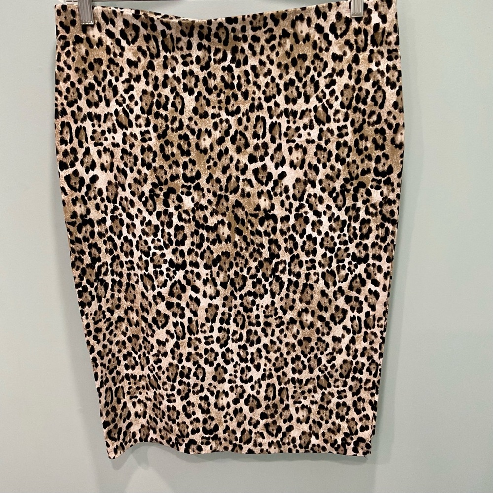 Jules & Leopold Animal Print Pencil Skirt